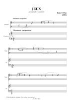 JEUX for marimba and piano [Digital]
